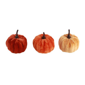 Citrouilles en velours - lot de 9 | Le Géant de la Fête