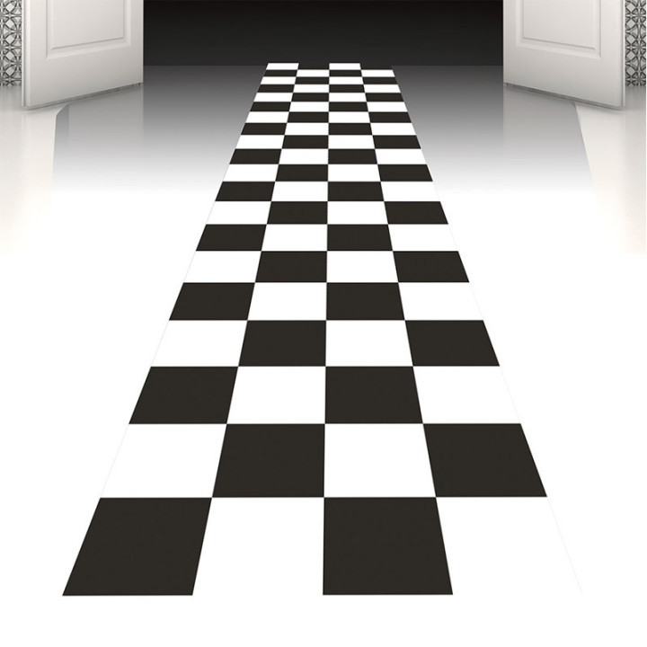 Tapis - Damier - 60 cm x 4.5 m | Le Géant de la Fête