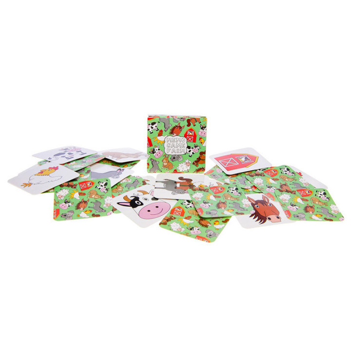 Mini jeu de mémo - Animaux de la ferme | Le Géant de la Fête