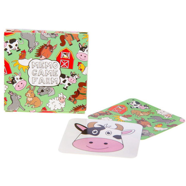 Mini jeu de mémo - Animaux de la ferme | Le Géant de la Fête