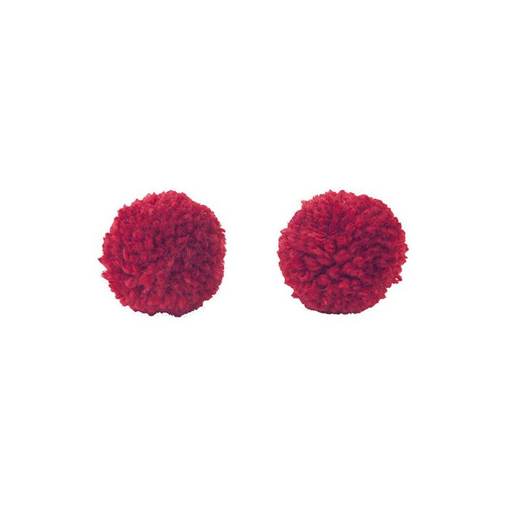 Pompons - lot de 6 - Bordeaux | Le Géant de la Fête