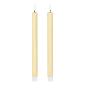 Bougies bâton LED - lot de 2 - Doré | Le Géant de la Fête