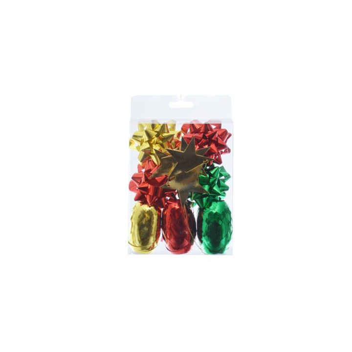 Kit de décoration de cadeaux Noël - 3 couleurs | Le Géant de la Fête