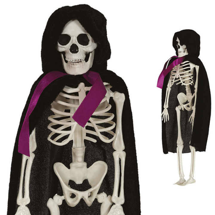 Squelette à cape à suspendre - 43 cm | Le Géant de la Fête