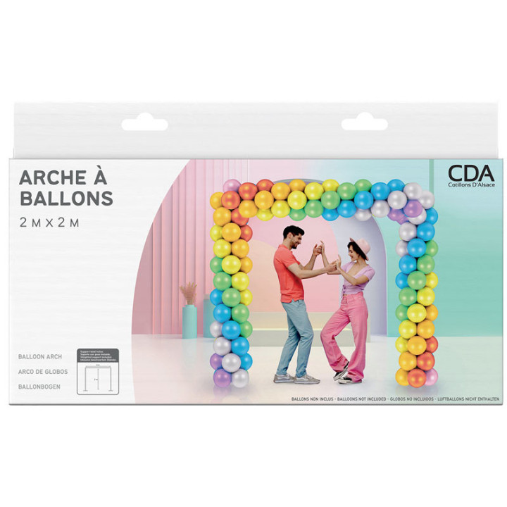 Arche à ballons rectangle - 2 x 2 m | Le Géant de la Fête
