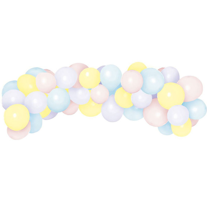 Arche à ballons - 40 ballons - Pastel | Le Géant de la Fête