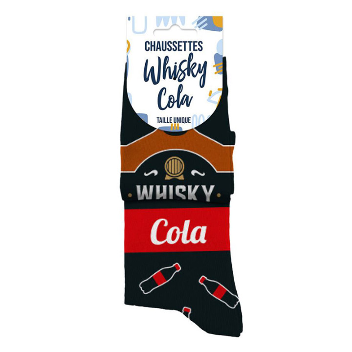 Chaussettes dépareillées - Whisky et Cola | Le Géant de la Fête