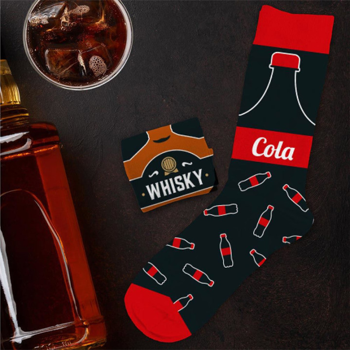 Chaussettes dépareillées - Whisky et Cola | Le Géant de la Fête