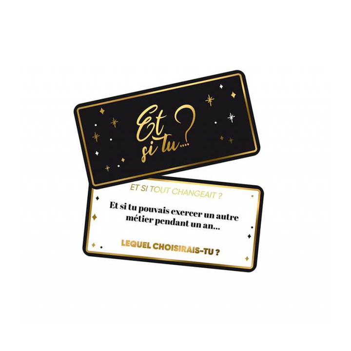 Jeu des "Et si tu ?" - 50 cartes | Le Géant de la Fête