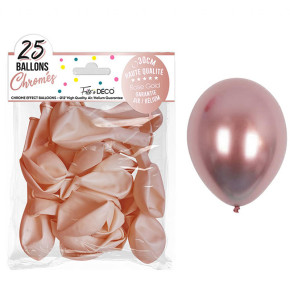 Ballons de baudruche - Chromé - lot de 25 | Le Géant de la Fête