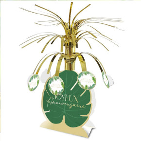 Centre de table "Anniversaire"- Tropical Palm | Le Géant de la Fête
