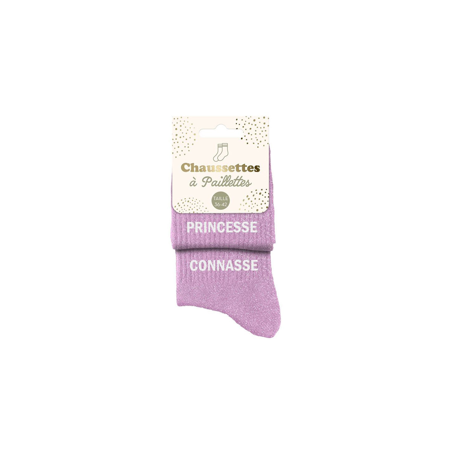 Paire de chaussettes pailletées Cocotte - Rose - Femme - 11.23