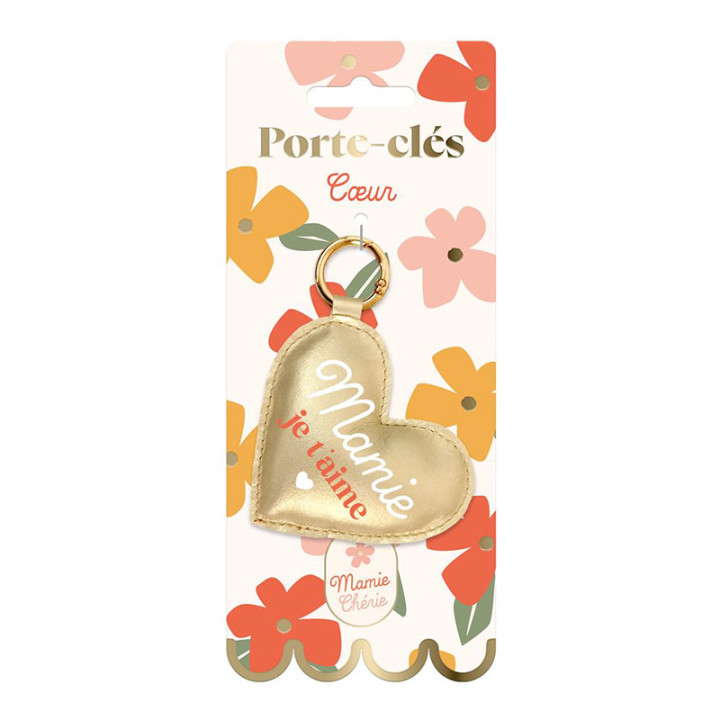 Porte-clés "Mamie je t'aime" - Coeur | Le Géant de la Fête