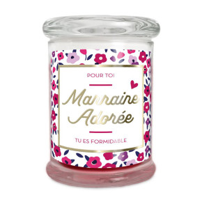 Bougie parfumée "Marraine adorée" | Le Géant de la Fête