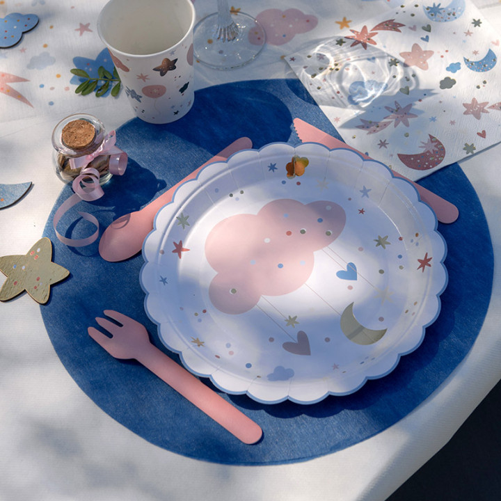 Sets de table ronds - lot de 50 | Le Géant de la Fête