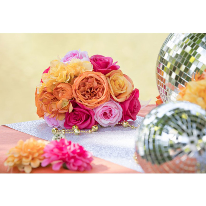 Bouquet Bloom - Jaune, orange, rose, fushia | Le Géant de la Fête