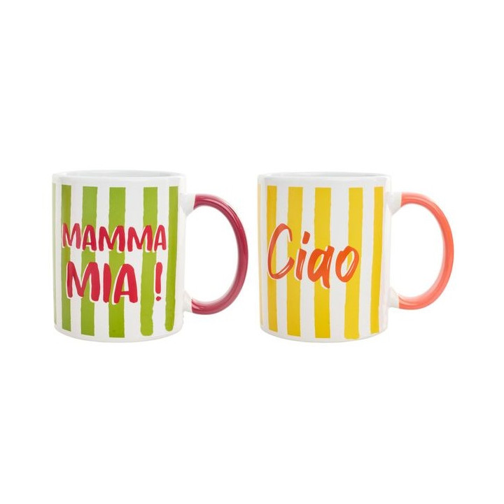 Mug - Dolce Vita - Vert ou Jaune | Le Géant de la Fête