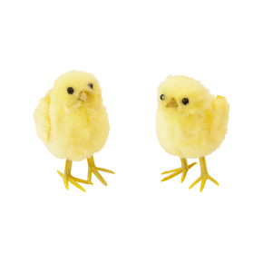 Poussins jaunes - 7 cm - lot de 2 | Le Géant de la Fête