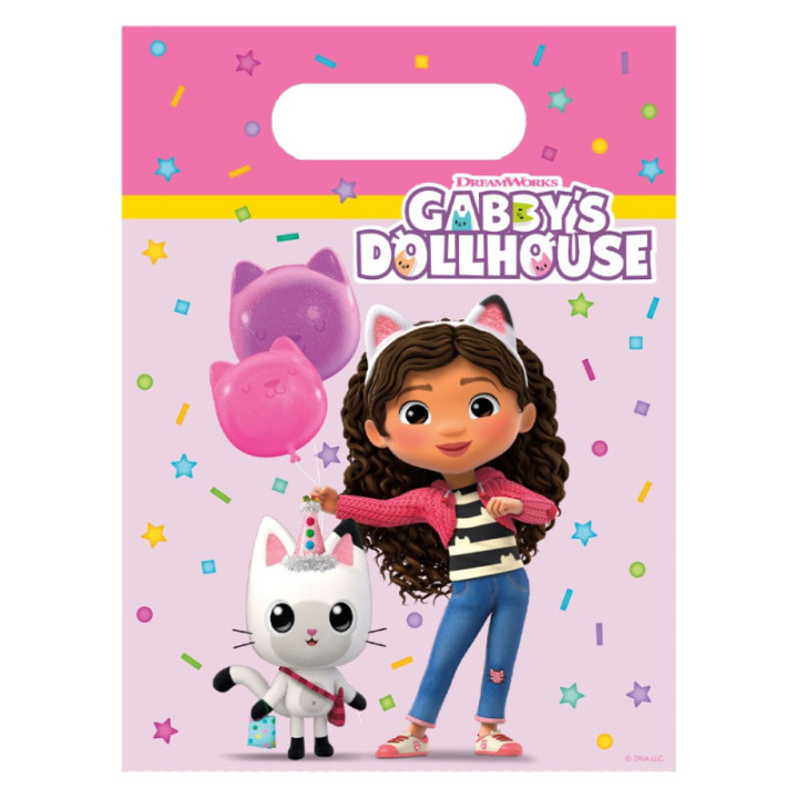 Sacs - Gabby's Dollhouse - lot de 6 | Le Géant de la Fête