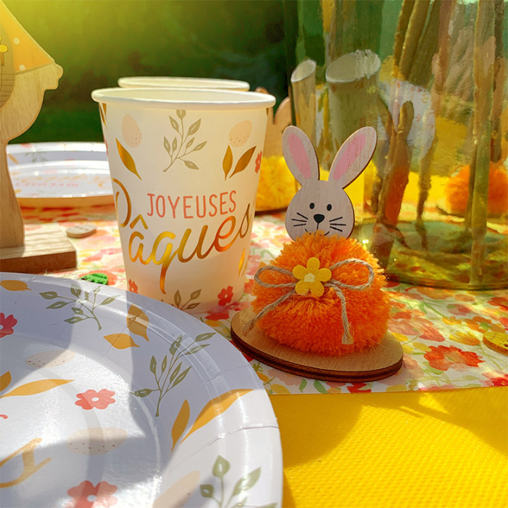 Gobelets "Joyeuses Pâques" - lot de 6 | Le Géant de la Fête