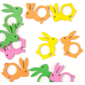 Confettis de table - Lapins ronds - lot de 10 - Vif | Le Géant de la Fête