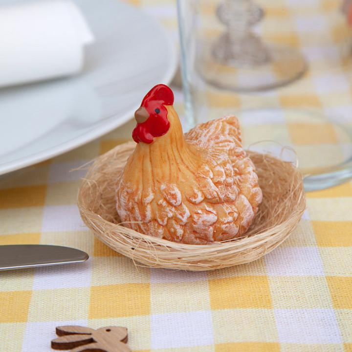 Poule en résine - Rousse | Le Géant de la Fête