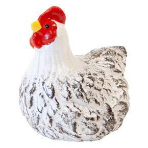 Poule en résine - Blanc | Le Géant de la Fête