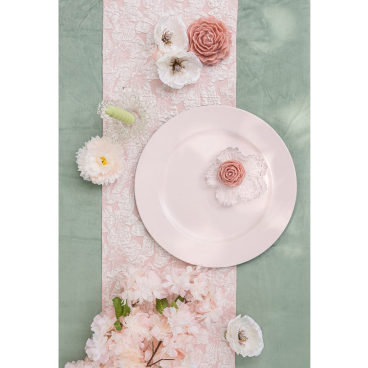 Plat de présentation - Mat - Rose | Le Géant de la Fête