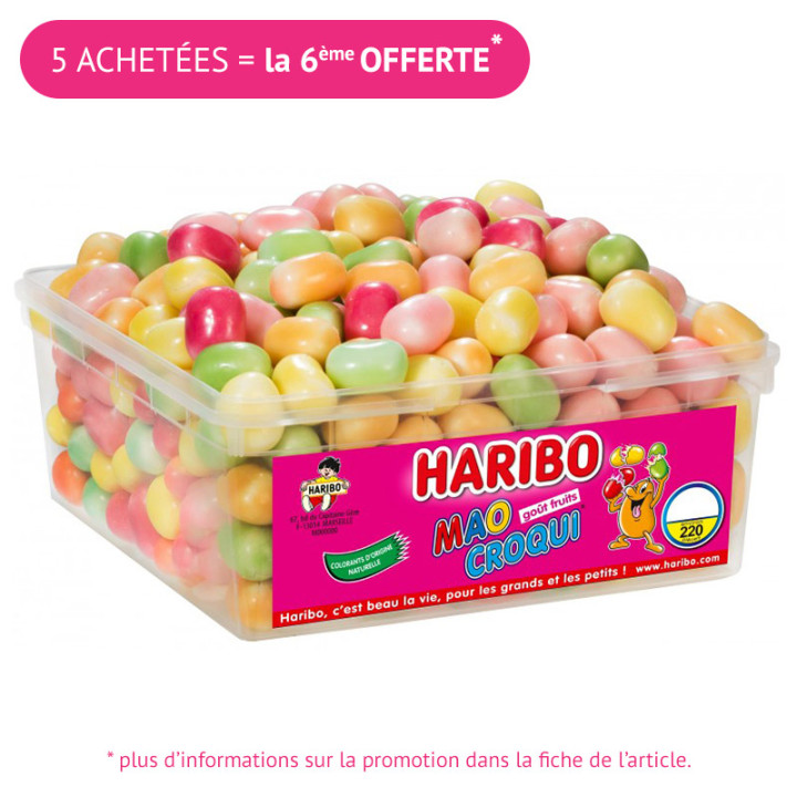 Bonbons Mao Croqui - 220 pièces - Haribo | Le Géant de la Fête
