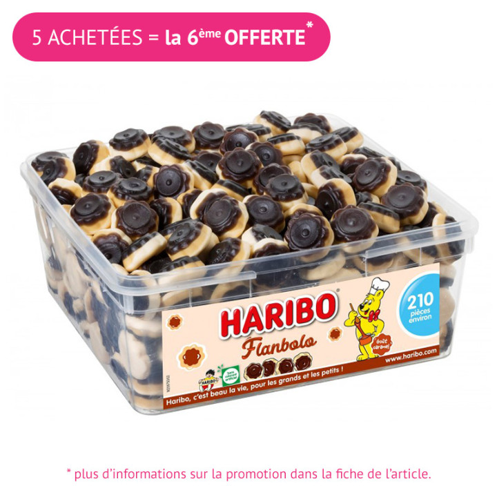 Bonbons - Flanbolo - 210 pièces - Haribo | Le Géant de la Fête