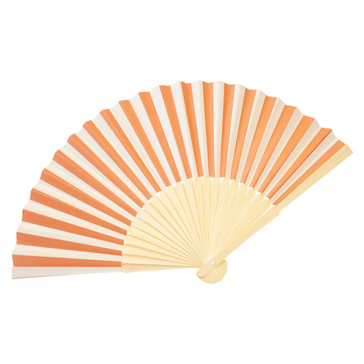 Éventails - Bicolore - lot de 3 - Orange | Le Géant de la Fête