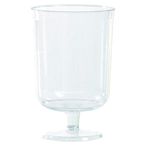 Verres à pied - 15 cl - lot de 10 - Transparent | Le Géant de la Fête