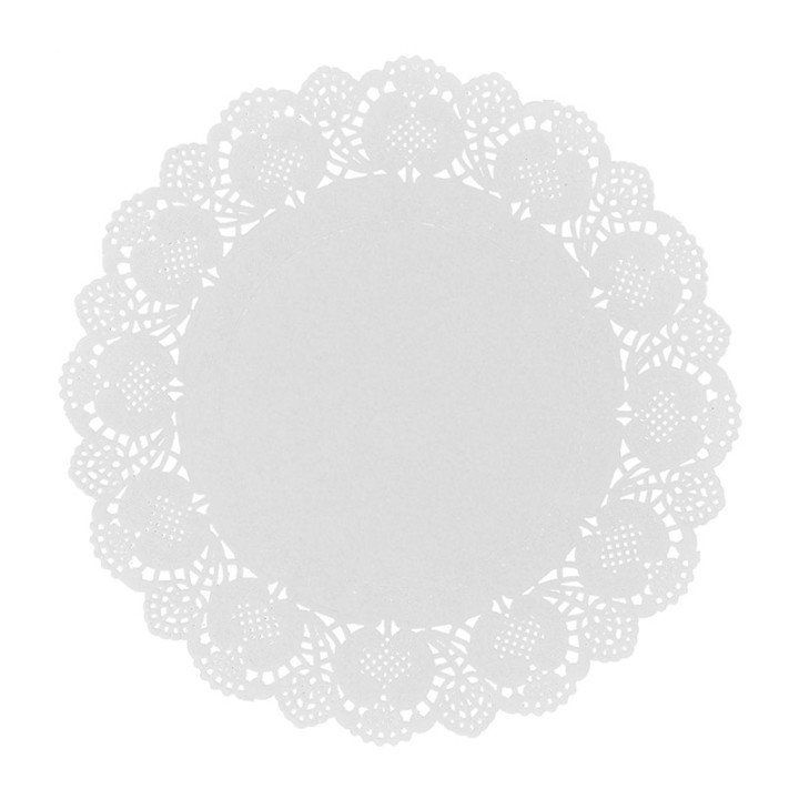 Napperons - 21.5 cm - lot de 20 - Blanc | Le Géant de la Fête