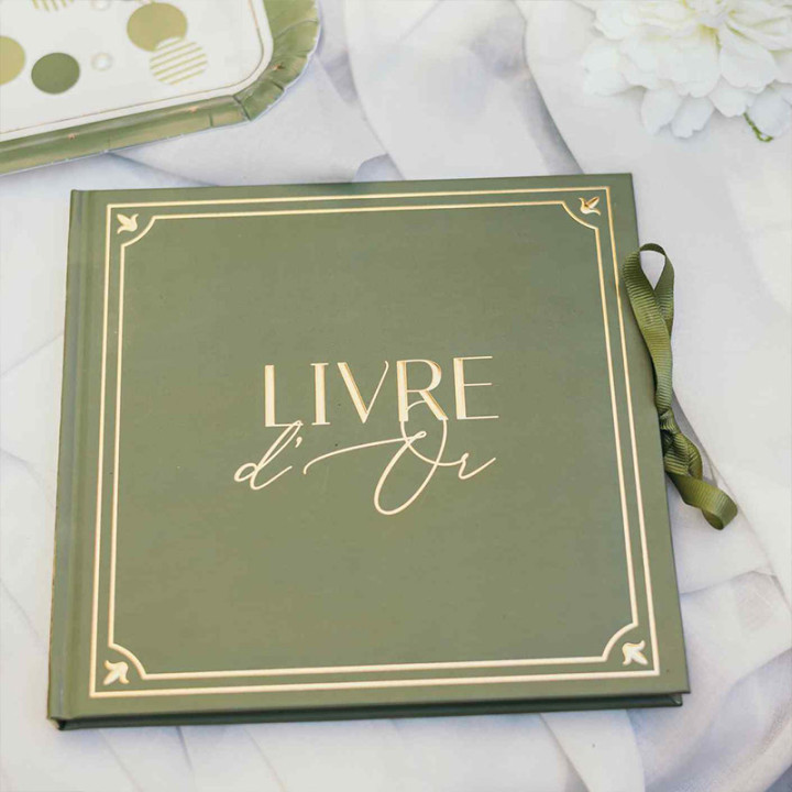 Livre d'or - Jardin à la française - 68 pages - Sauge | Le Géant de la Fête