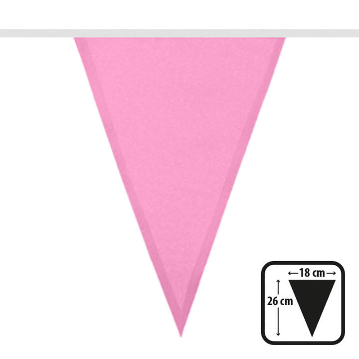 Guirlande à pavillons en tissu - 6 m | Le Géant de la Fête