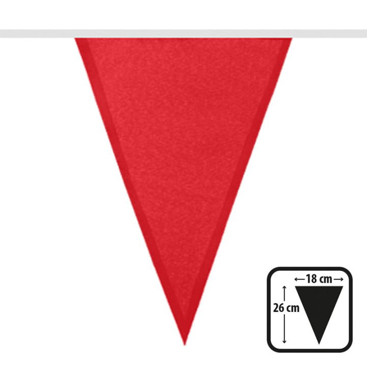 Guirlande à pavillons en tissu - 6 m | Le Géant de la Fête