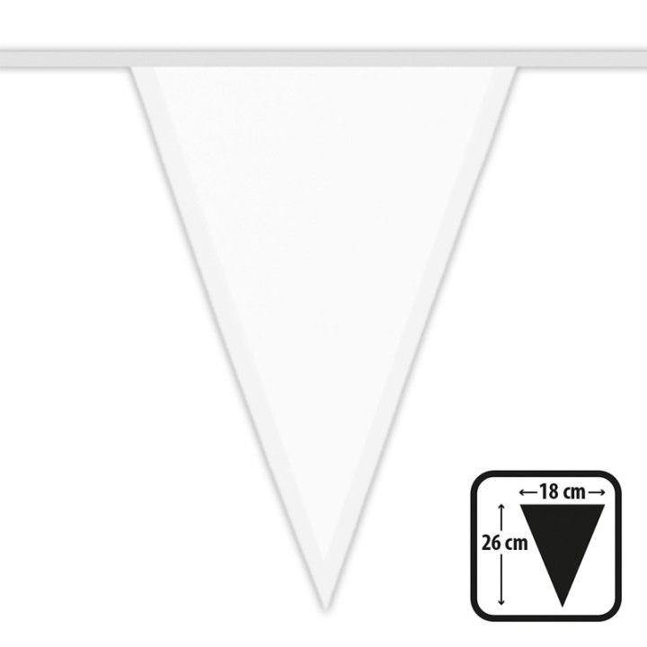 Guirlande à pavillons en tissu - 6 m | Le Géant de la Fête