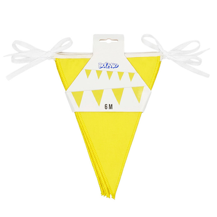 Guirlande à pavillons en tissu - 6 m | Le Géant de la Fête