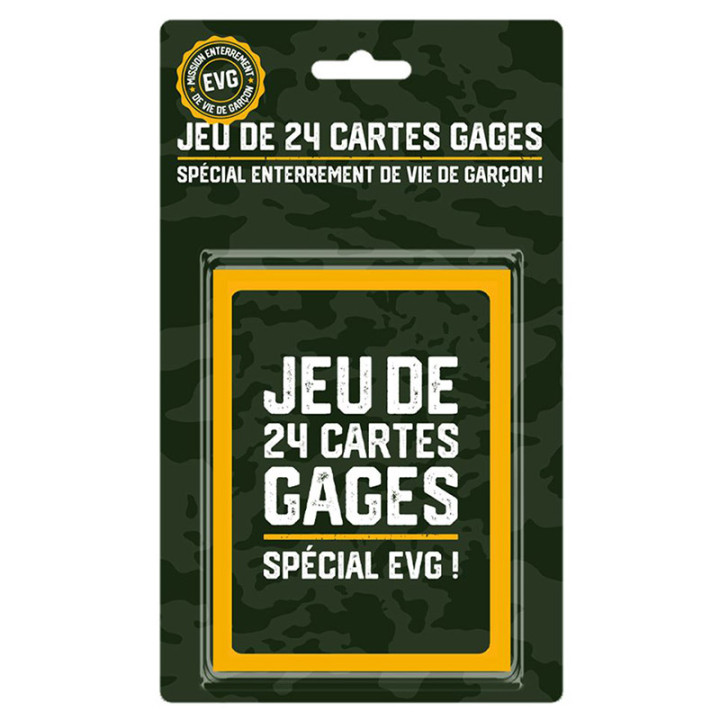 Jeu de gages - EVG - 24 cartes | Le Géant de la Fête