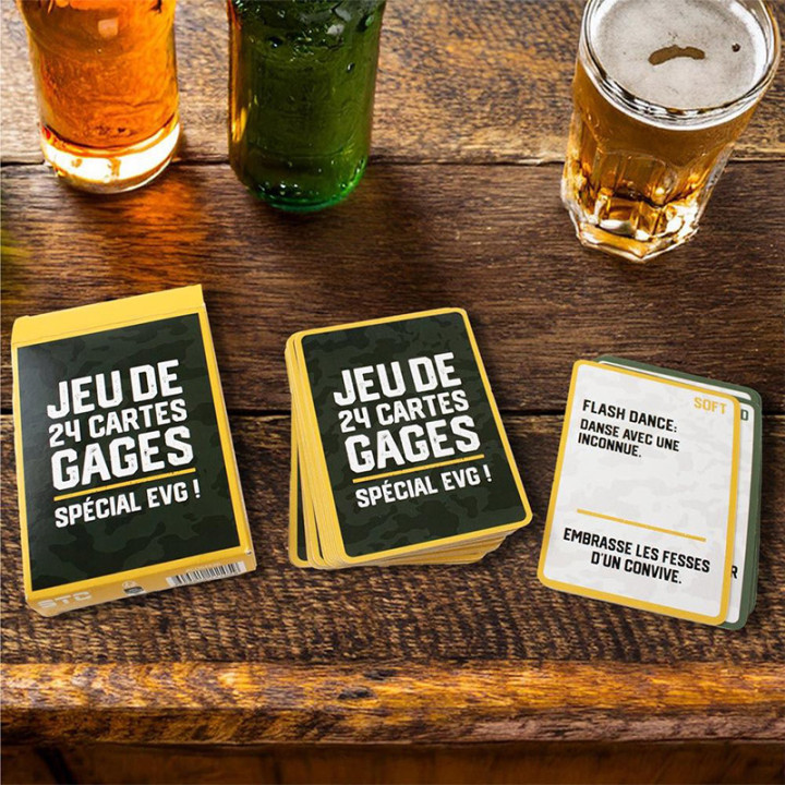 Jeu de gages - EVG - 24 cartes | Le Géant de la Fête