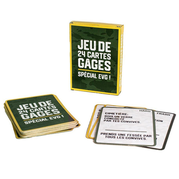 Jeu de gages - EVG - 24 cartes | Le Géant de la Fête