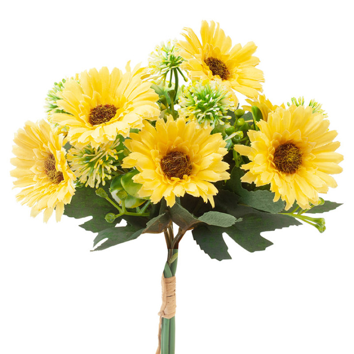 Bouquet de mini Gerberas - Jaune | Le Géant de la Fête
