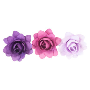 Fleurs en papier - lot de 12 - Lilas | Le Géant de la Fête