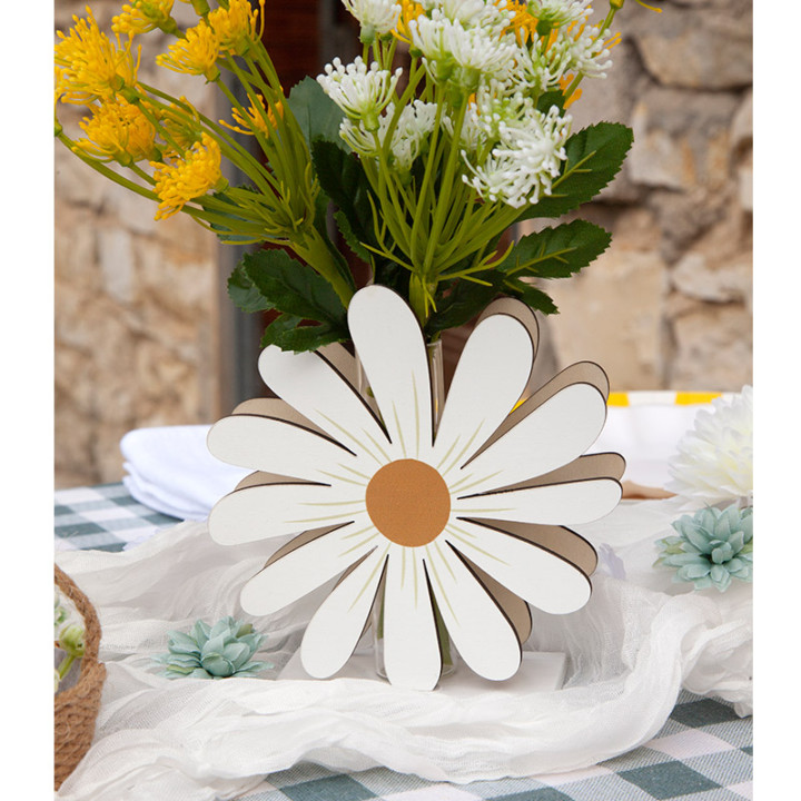 Centre de table et vase - Marguerites | Le Géant de la Fête