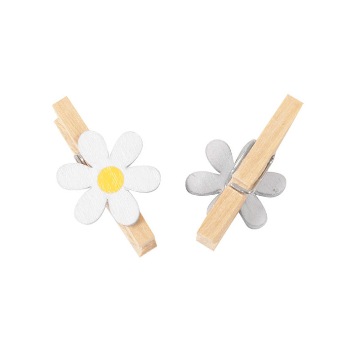 Pinces - Pâquerettes - lot de 8 | Le Géant de la Fête