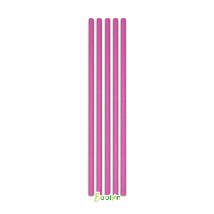 Pailles en carton - lot de 50 - Couleurs | Le Géant de la Fête