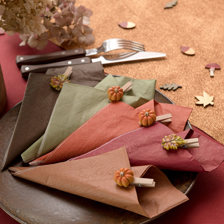Serviettes Crystal - lot de 25 - Couleurs | Le Géant de la Fête