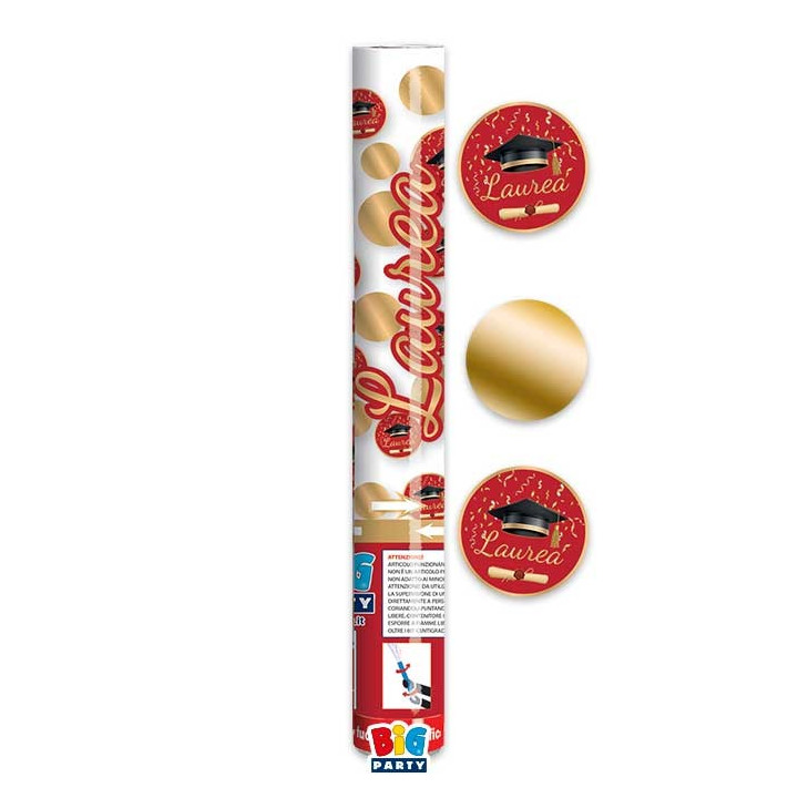 Canon à confettis - Les Diplômés - 30 cm | Le Géant de la Fête