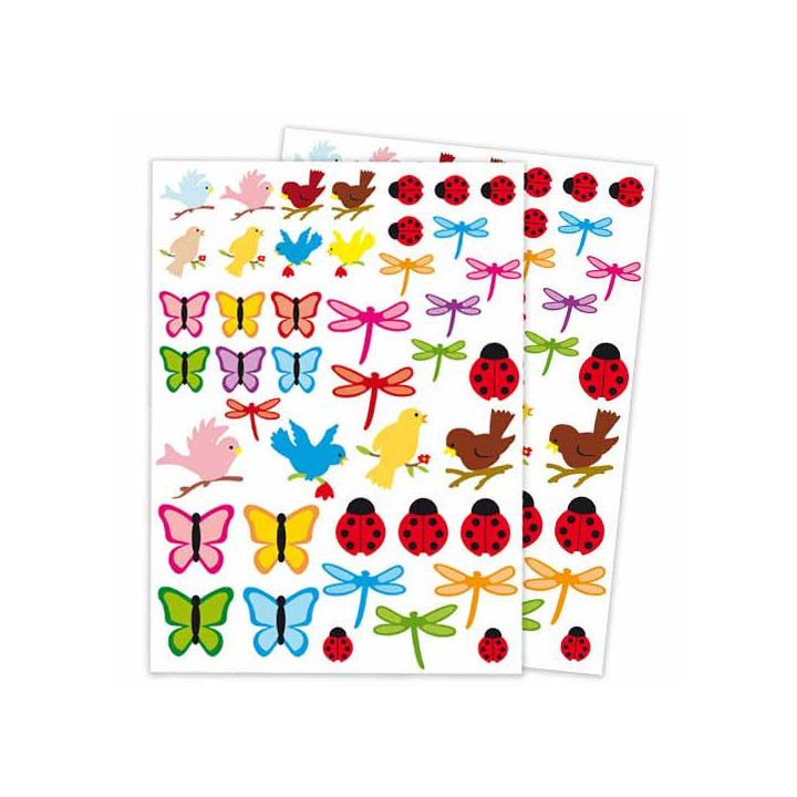 Gommettes - Printemps - 86 pièces | Le Géant de la Fête