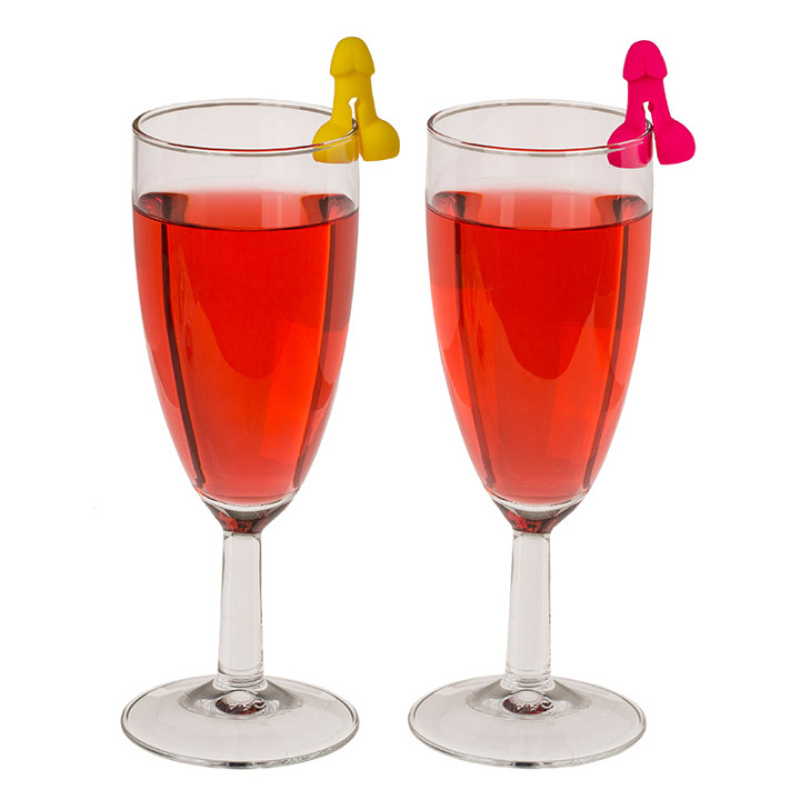 Marqueurs de verre - Zizi - lot de 6 | Le Géant de la Fête